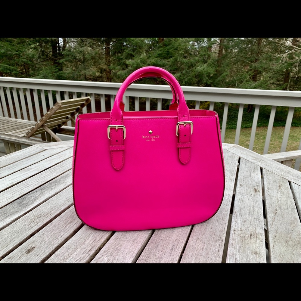 Kate Spade large hot pink bag